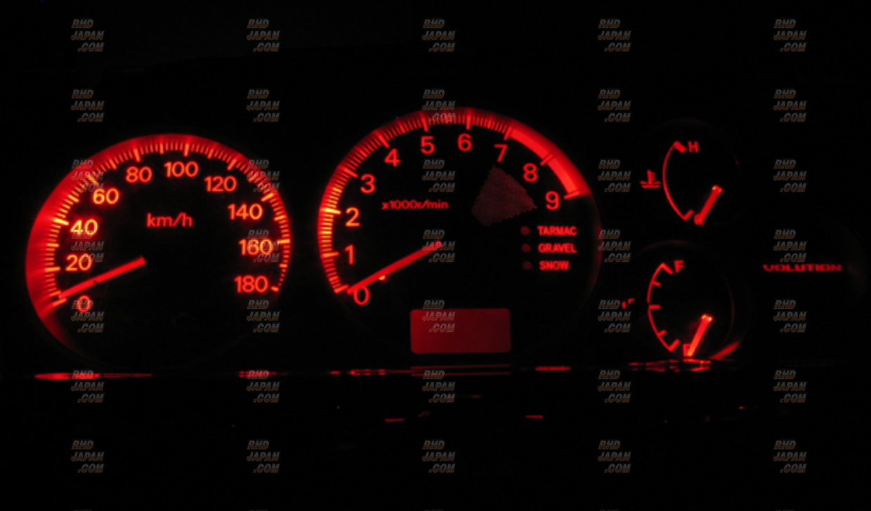 Cyber Stork Micro LED Meter Panel Gauge Cluster American Red